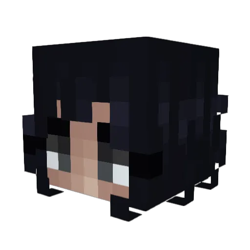 Mez_007 Minecraft avatar head, 3D render