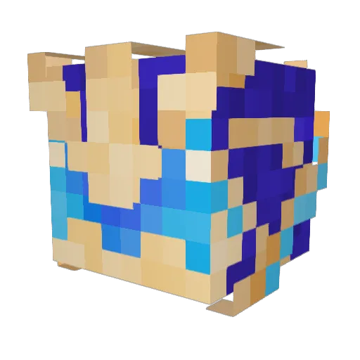 Mez_gear001 Minecraft avatar head, 3D render