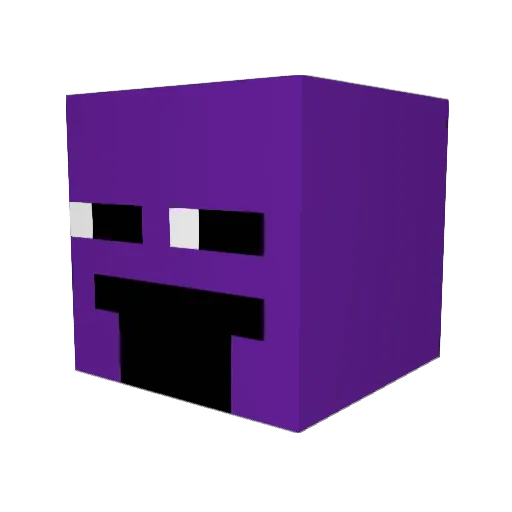 Mezclabien Minecraft avatar head, 3D render