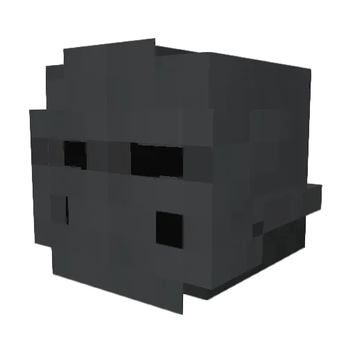 MezoRuss Minecraft avatar head, 3D render