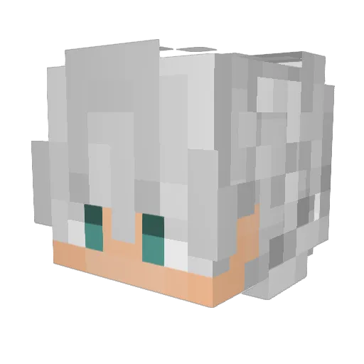Mezo_7 Minecraft avatar head, 3D render