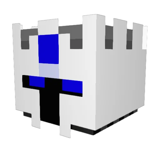 Mezzeto Minecraft avatar head, 3D render