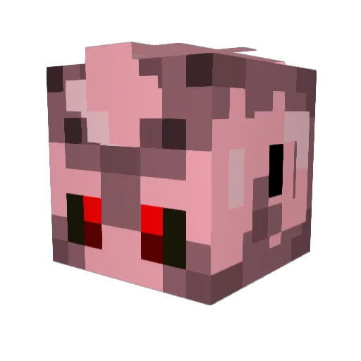 Mezzowwww Minecraft avatar head, 3D render