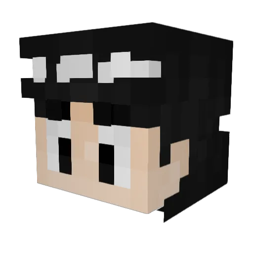 Mfjones69 Minecraft avatar head, 3D render