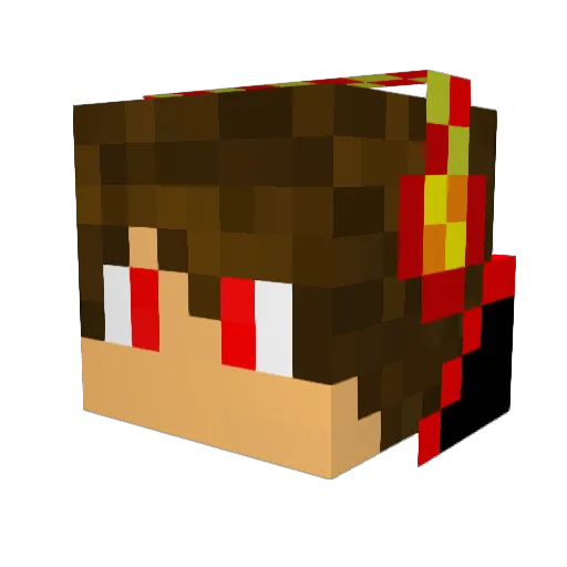 Mforcer11 Minecraft avatar head, 3D render