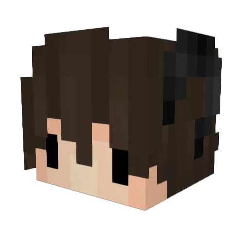 MgHo0L Minecraft avatar head, 3D render