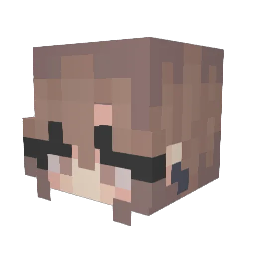 Mg_KalePickl Minecraft avatar head, 3D render