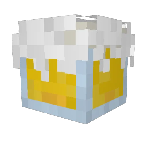 Mganter Minecraft avatar head, 3D render
