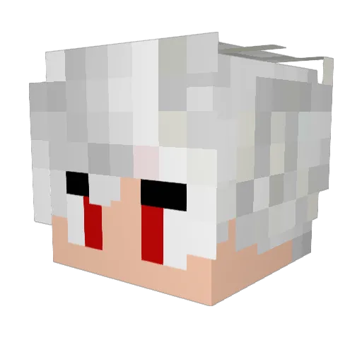 Mggaming41 Minecraft avatar head, 3D render
