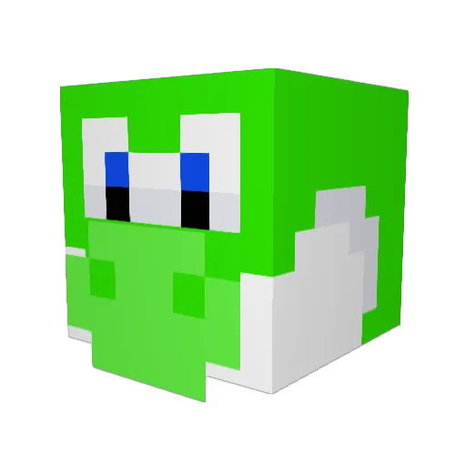 Mgirls4 Minecraft avatar head, 3D render