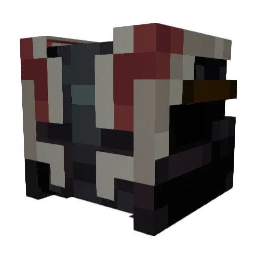 Mgscv Minecraft avatar head, 3D render