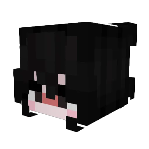Mhamicraft Minecraft avatar head, 3D render