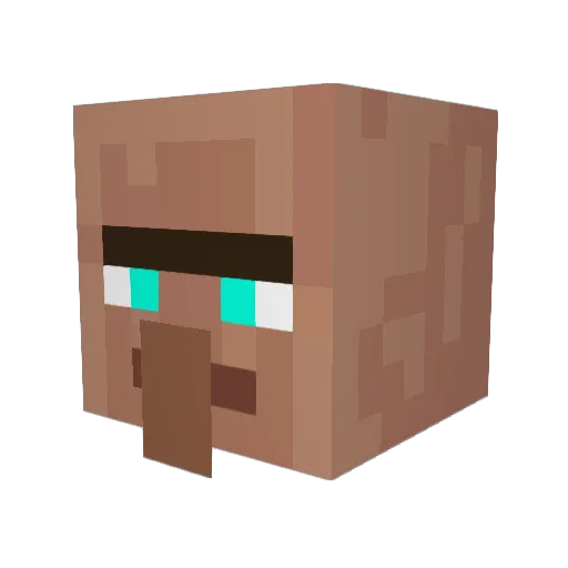 MhhhhhSand Minecraft avatar head, 3D render