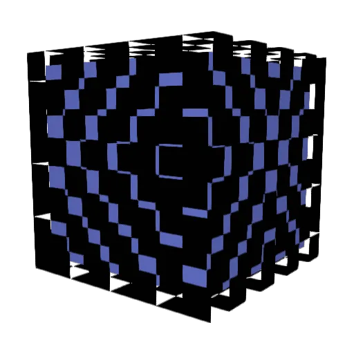 Mhiokty Minecraft avatar head, 3D render
