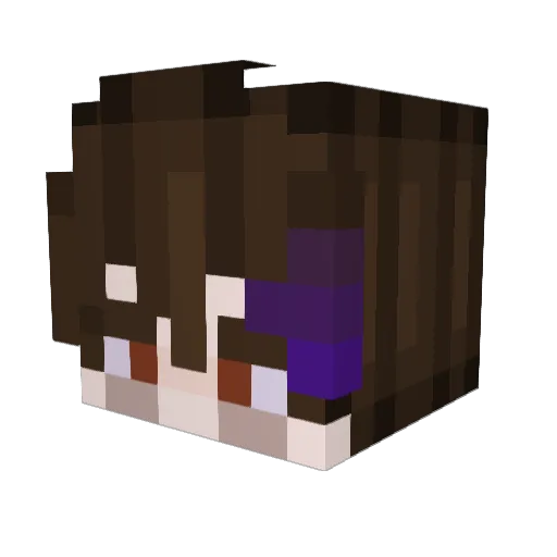 Mhisthename Minecraft avatar head, 3D render