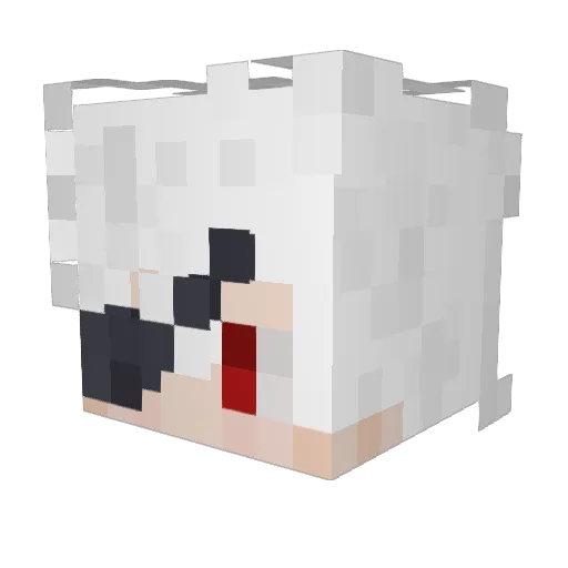 Mi1f_Hunt3r Minecraft avatar head, 3D render