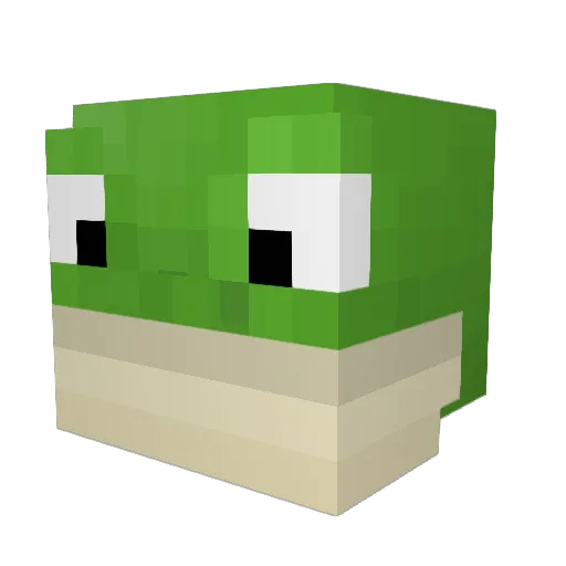 Mi1ler Minecraft avatar head, 3D render