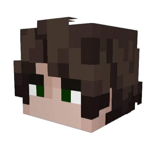 Mi4ik Minecraft avatar head, 3D render