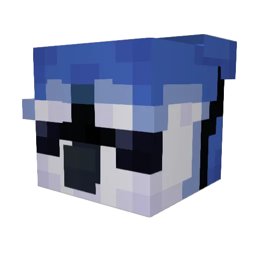 MiBa2903 Minecraft avatar head, 3D render