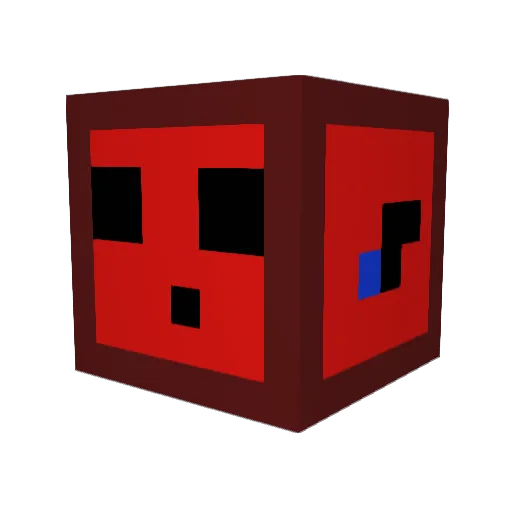 MiC_Misfits Minecraft avatar head, 3D render