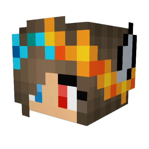 MiHeinz23 Minecraft avatar head, 3D render