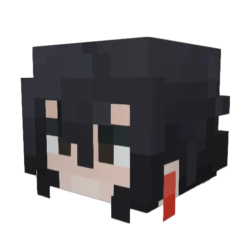 MiIfsHmu Minecraft avatar head, 3D render