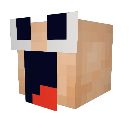 MiIitantMark Minecraft avatar head, 3D render