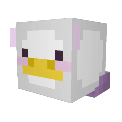 MiIkandcookies Minecraft avatar head, 3D render
