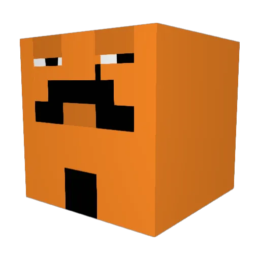 MiKsOn_ Minecraft avatar head, 3D render