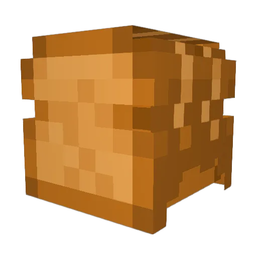 MiMGauL Minecraft avatar head, 3D render