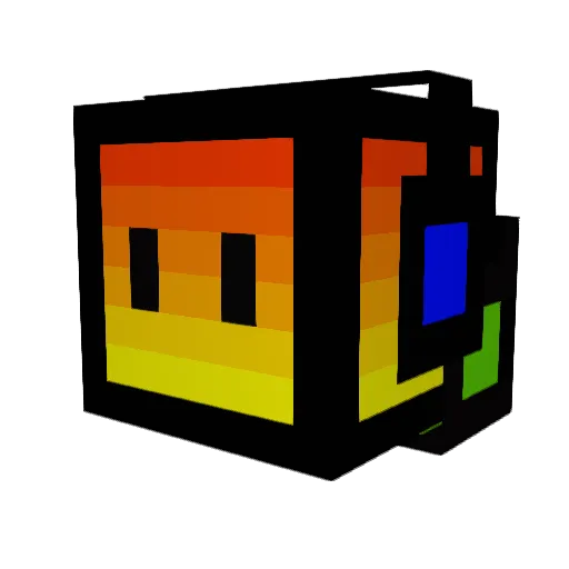 MiMi_007 Minecraft avatar head, 3D render