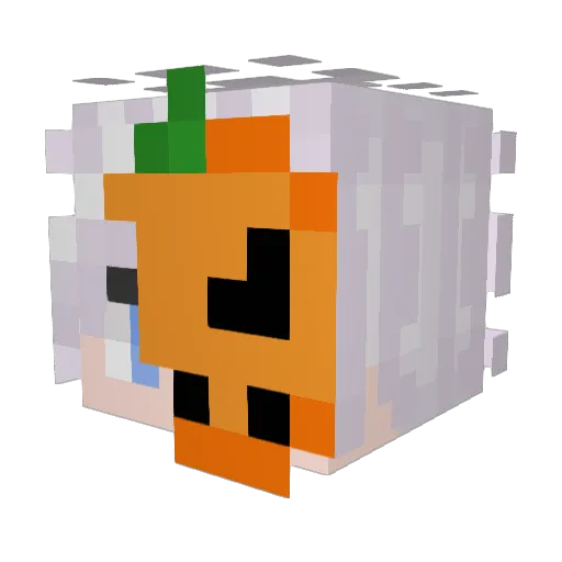 MiN3rM Minecraft avatar head, 3D render