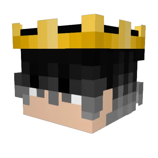 MiNaSang_ Minecraft avatar head, 3D render
