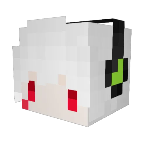 MiNi_Naber Minecraft avatar head, 3D render
