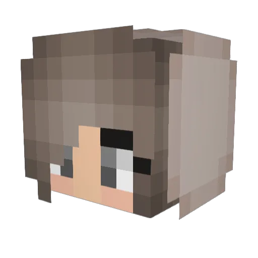 MiSo3001XD Minecraft avatar head, 3D render