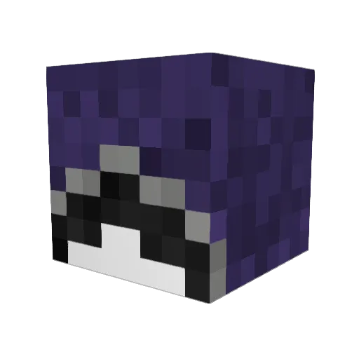 MiStErR_J Minecraft avatar head, 3D render
