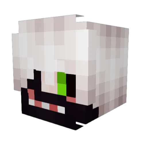 MiTqTaJesuZ Minecraft avatar head, 3D render