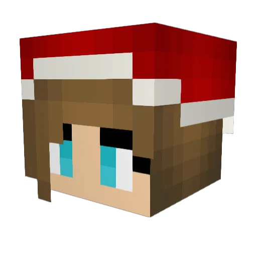 MiWay5 Minecraft avatar head, 3D render