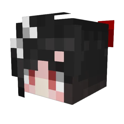Mi_427 Minecraft avatar head, 3D render
