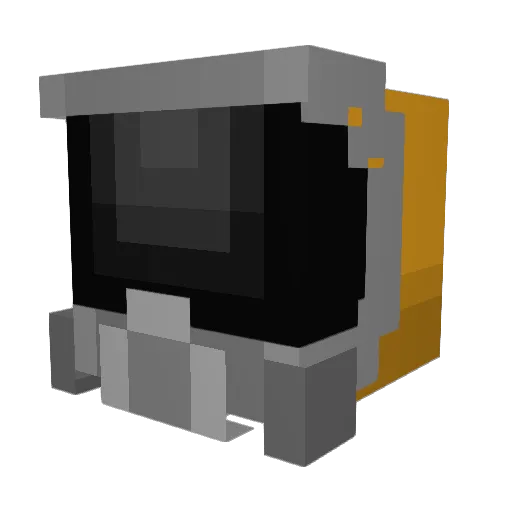 Mi_General_AP Minecraft avatar head, 3D render