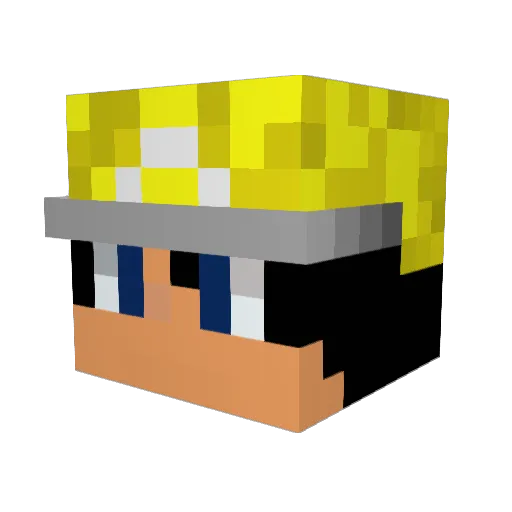 MiaKhalifaHasAid Minecraft avatar head, 3D render