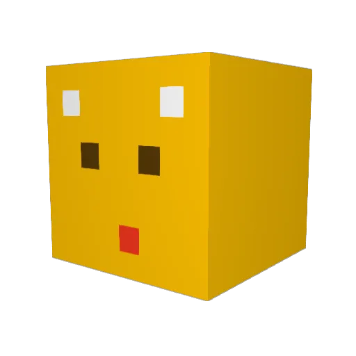 MiaOml7 Minecraft avatar head, 3D render