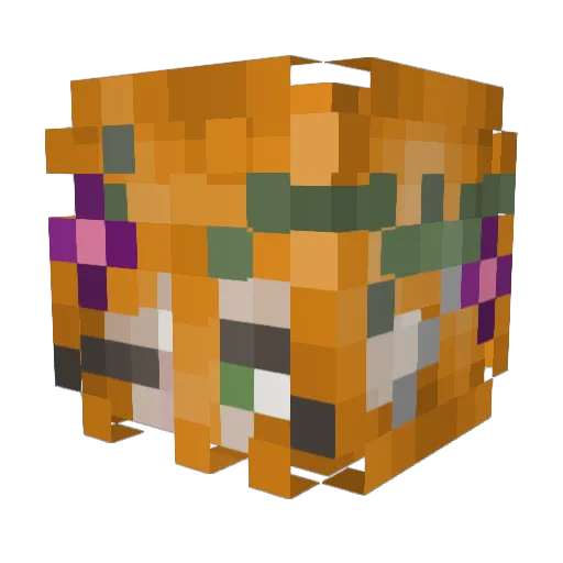 MiaV1303 Minecraft avatar head, 3D render