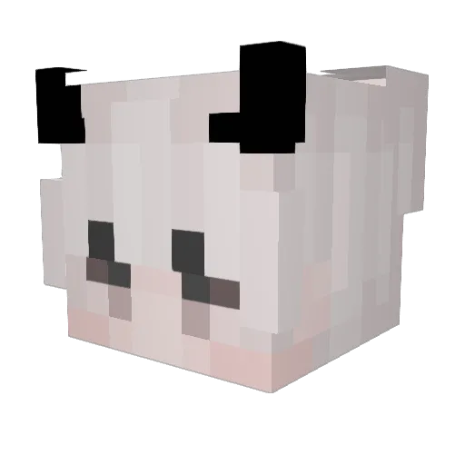 Miaf21 Minecraft avatar head, 3D render