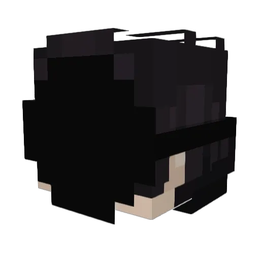 Mialson Minecraft avatar head, 3D render