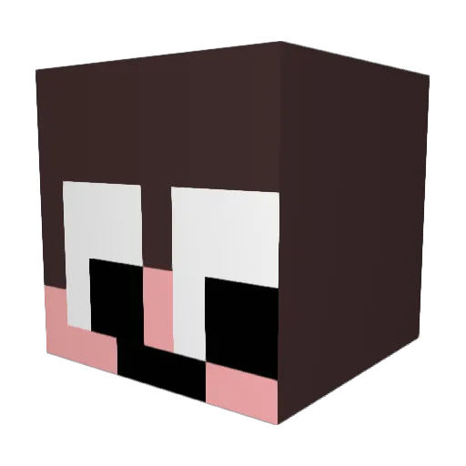MiamMiam235 Minecraft avatar head, 3D render