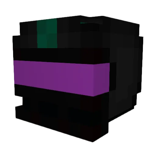 MiamiHurricane Minecraft avatar head, 3D render