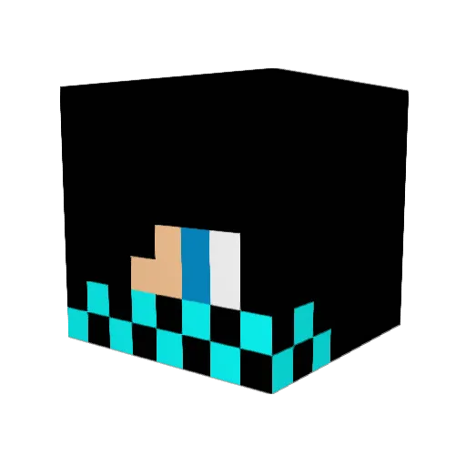 Miamoto1Alex Minecraft avatar head, 3D render