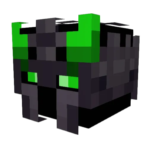 Mianastar Minecraft avatar head, 3D render