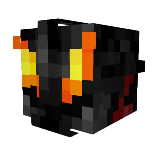 Mianx Minecraft avatar head, 3D render